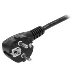 StarTech.com 2m Stroomkabel, 18AWG, EU Schuko naar C13 Voedingskabel, 250V 10A, Zwart, AC Vervangkabel, TV/Monitor Stroomkabel, Schuko CEE 7/7 naar IEC 60320 C13 Voedingskabel, PC Electriciteitssnoer - Afbeelding 3