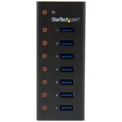 StarTech.com 7-poorts USB 3.0 hub - 5Gbps - op een desktop of op de wand monteerbare metalen behuizing - Afbeelding 4