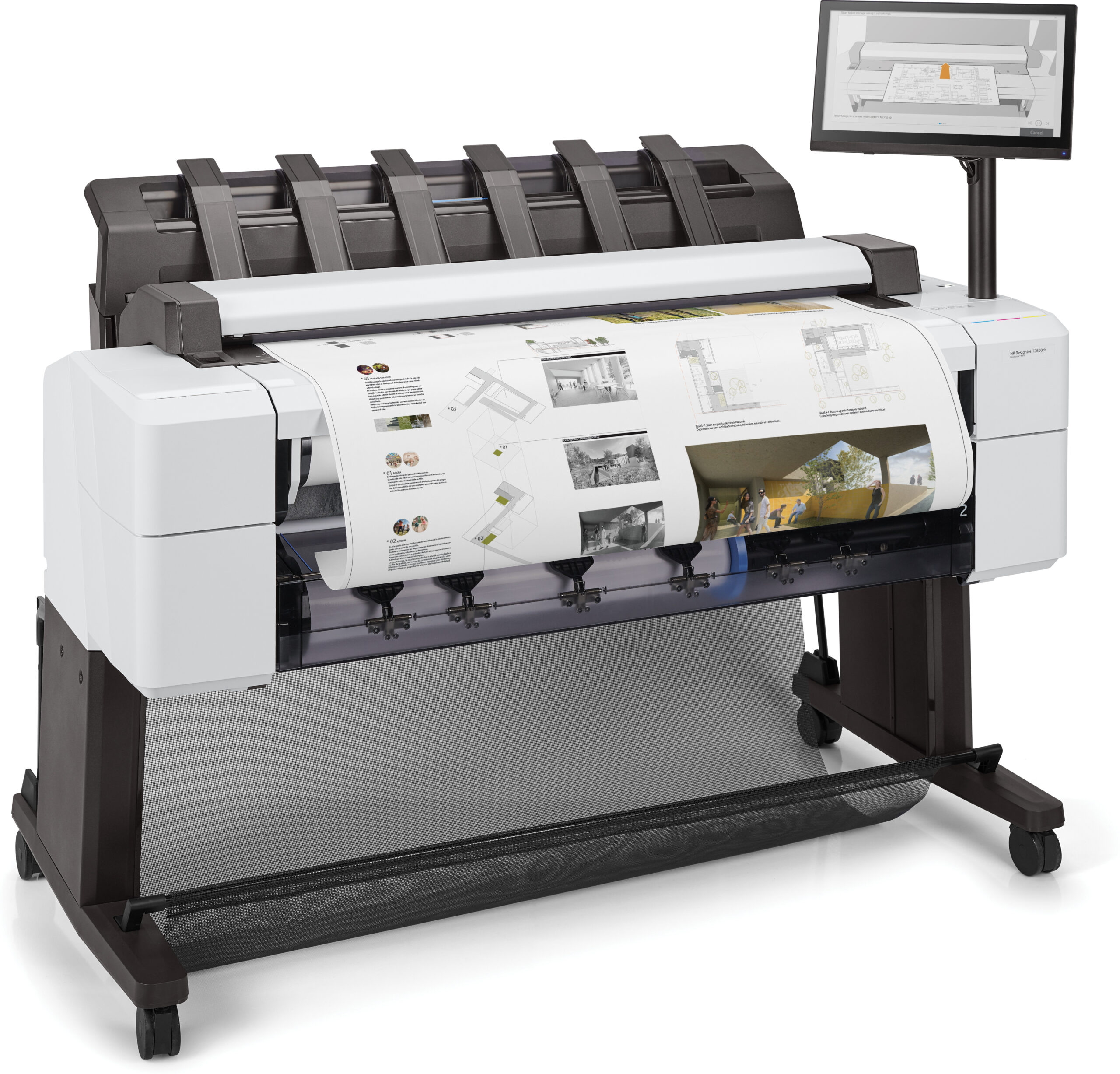 HP Designjet T2600dr 36-inch multifunctionele PostScript-printer - Afbeelding 4