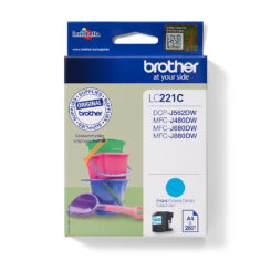 Brother LC221C inktcartridge 1 stuk(s) Origineel Cyaan - Afbeelding 2