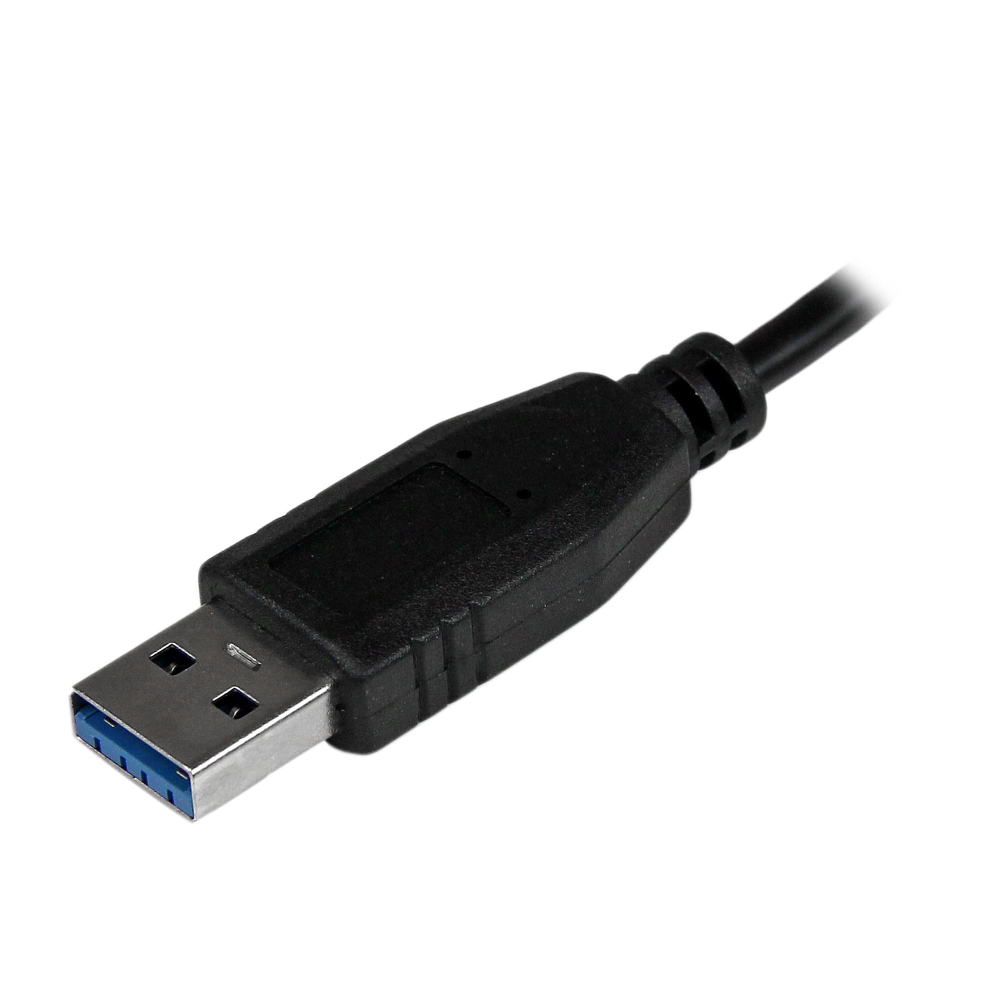StarTech.com Draagbare 4-poorts SuperSpeed USB 3.0 hub - 5Gbps - zwart - Afbeelding 5