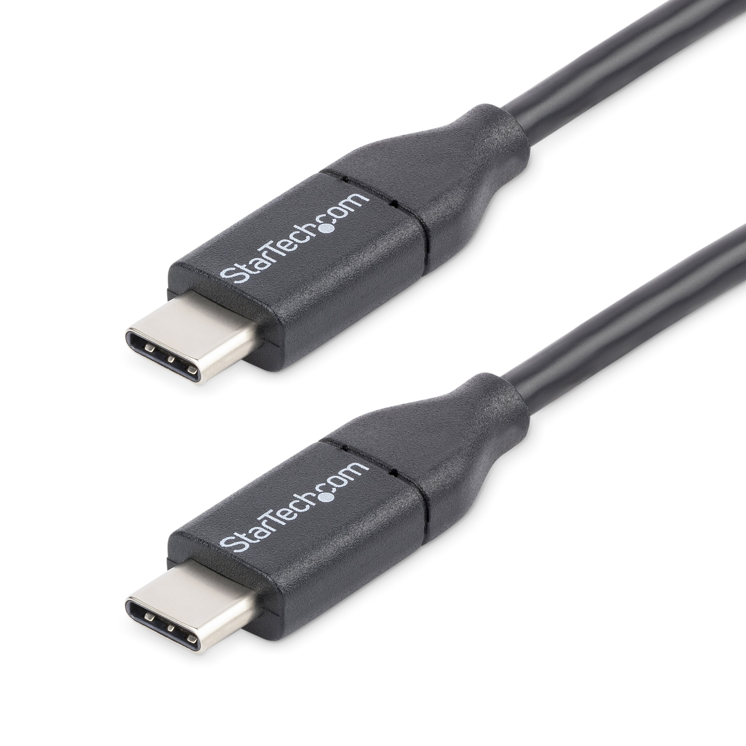 StarTech.com 3m USB-C Laadkabel, Charge & Sync, 60W (3A) PD, USB 2.0, Laptop Type C Laadkabel - Zwarte USB-C Oplaadkabel
