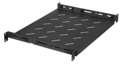Intellinet 19" vaste plank (verstelbaar), 1U, plankdiepte 350 mm, verstelbare raildiepte 350–550 mm, max. 20 kg, zwart, levenslange garantie - Afbeelding 3