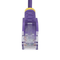 StarTech.com 15m Dunne CAT6 Ethernet Kabel, Paars, Snagless, 100W PoE, UTP, LSZH, 28AWG Pure Koperdraad, Slim RJ45 Netwerk Patchkabel met Trekontlasting, Fluke Getest - Afbeelding 5