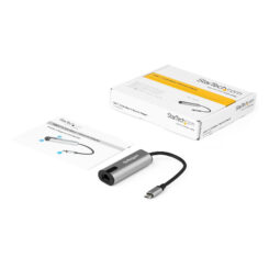 StarTech.com 2.5GbE USB C naar Ethernet Adapter NBASE-T NIC, USB 3.0 Type C 2.5/1 Gigabit/100 Mbps Multi Speed Netwerk, USB 3.1 Laptop naar RJ45/LAN, Thunderbolt 3 Compatibel, MacBook Pro Surface - Afbeelding 6