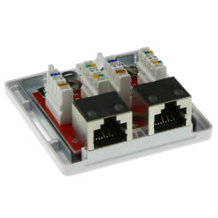 ACT Modulair opbouwdoos shielded 2-voudig CAT6 - Afbeelding 5