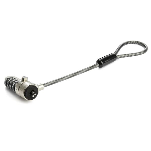StarTech.com Laptop kabelslot verlenglus - 15cm kabel & slot - Afbeelding 3