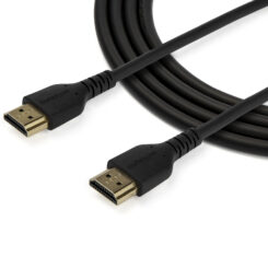 StarTech.com 2 m Premium Gecertificeerde HDMI 2.0 Kabel met Ethernet, Duurzame High Speed UHD 4K 60Hz HDR, Robuuste M/M Kabel met Aramidevezel, TPE, Ultra HD Monitors, TVs & Displays - Afbeelding 4