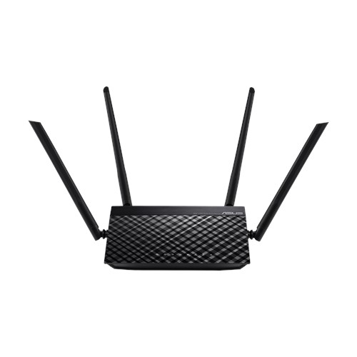 ASUS RT-AC1200 v.2 draadloze router Zwart - Afbeelding 2