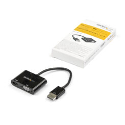 StarTech.com DisplayPort naar HDMI VGA Adapter, DisplayPort 1.2 HBR2 naar HDMI 2.0 (4K 60Hz) of VGA 1080p Converter Dongle, DP naar HDMI of VGA Monitor Adapter, Digital Video Display Adapter - Afbeelding 6