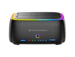 Conceptronic DONN36B basisstation voor opslagstations USB 3.2 Gen 1 (3.1 Gen 1) Type-C Zwart