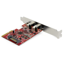 StarTech.com 2-Port USB 3.2 Gen 2 PCIe Kaart, USB-C 10Gbps SuperSpeed PCI Express 3.0 x4 Controller Kaart, USB Type-C Adapter Kaart, Data Only, Windows/macOS/Linux, TAA - Afbeelding 3