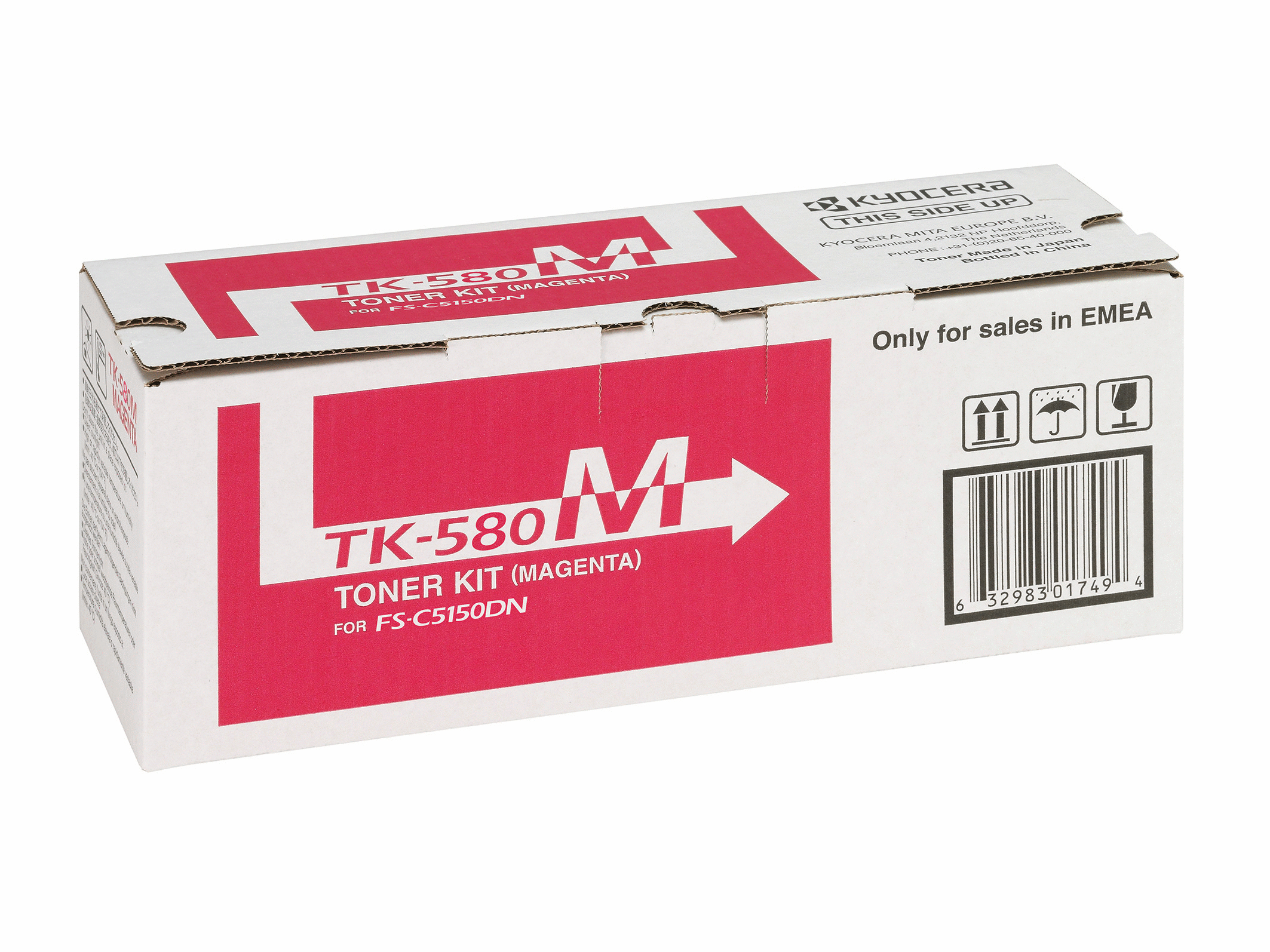 KYOCERA TK-580M tonercartridge 1 stuk(s) Origineel Magenta - Afbeelding 3