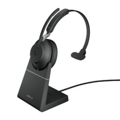 Jabra Evolve2 65 Headset Draadloos Hoofdband Kantoor/callcenter USB Type-A Bluetooth Oplaadhouder Zwart