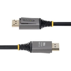 StarTech.com 3m DisplayPort 2.1 Kabel, VESA Gecertificeerde DP54 DisplayPort Kabel, Ongecomprimeerde 8K 60Hz, 10K 60Hz / 8K 144Hz / 4K 240Hz met DSC 1.2a, DP 2.1 Kabel - Afbeelding 5