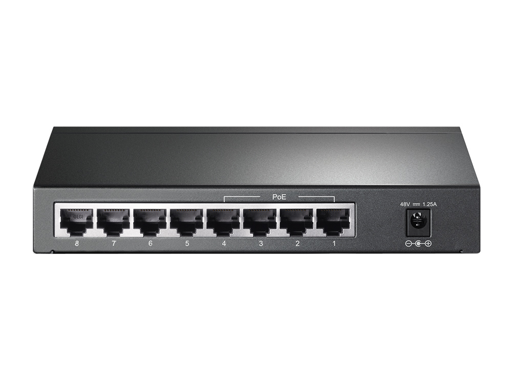 TP-Link TL-SG1008P netwerk-switch Unmanaged Gigabit Ethernet (10/100/1000) Power over Ethernet (PoE) Hazelnoot - Afbeelding 5