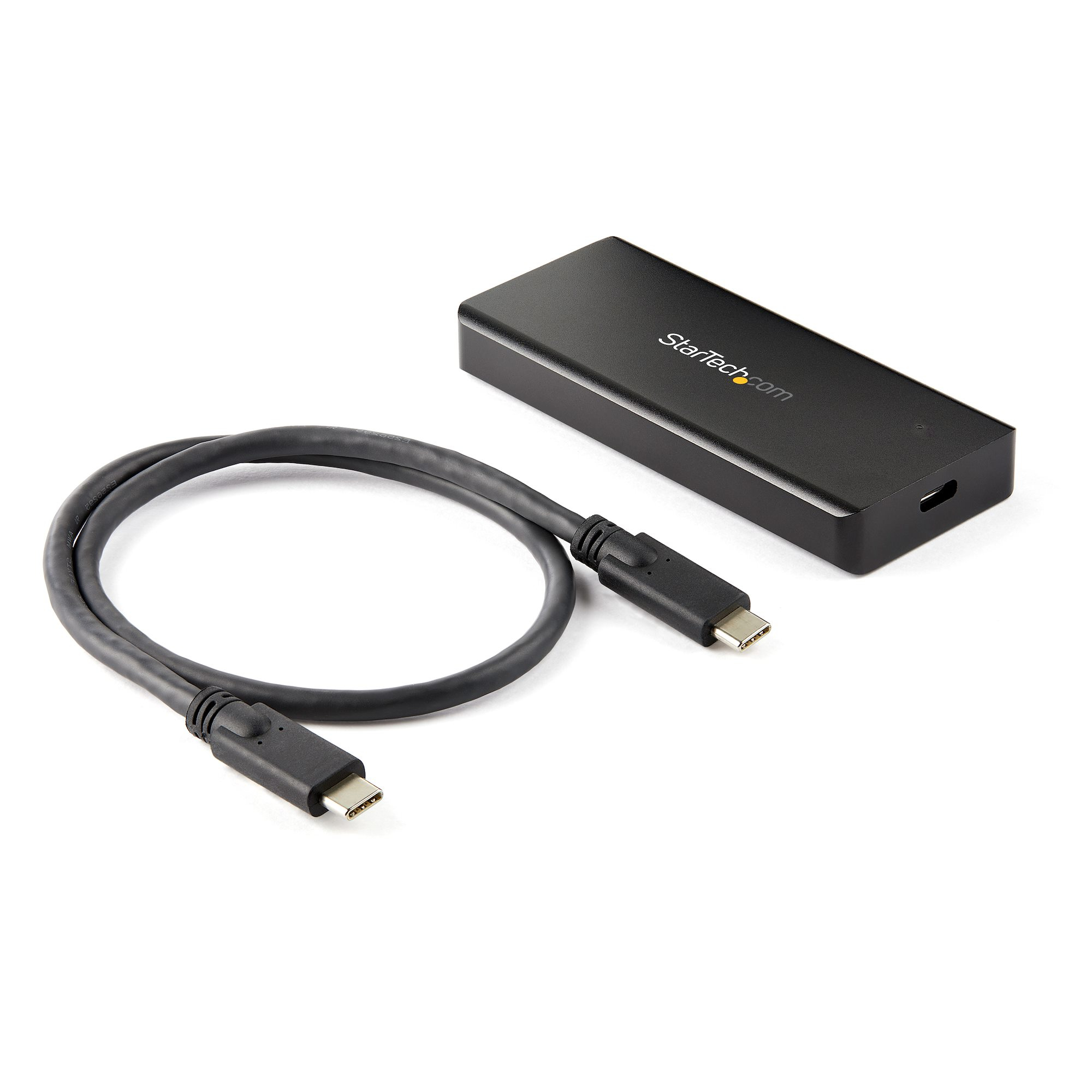 StarTech.com M.2 NVMe PCIe SSD Behuizing met USB-C 10Gbps - Rugged Aluminum M.2 PCIe M-Key Behuizing - IP67 Rated - 1GB/s R/W - Breedte 2230/2242/2260/2280 - TB3 Compatibel - Mac/PC
