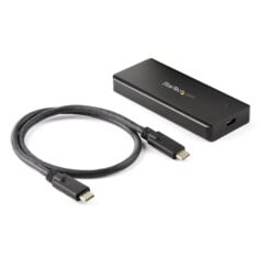 StarTech.com M.2 NVMe PCIe SSD Behuizing met USB-C 10Gbps - Rugged Aluminum M.2 PCIe M-Key Behuizing - IP67 Rated - 1GB/s R/W - Breedte 2230/2242/2260/2280 - TB3 Compatibel - Mac/PC