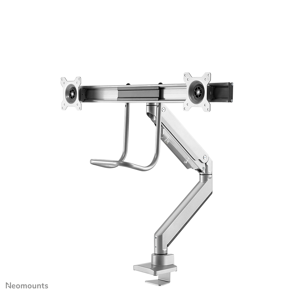 Neomounts NM-D775DXSILVER Monitorarm 10-32" - gasveer - Topfix - 180°-stop - Afbeelding 3