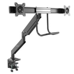 StarTech.com Monitor arm voor 2 schermen - heavy duty - bureaudoorvoer / bureauklem bevestiging