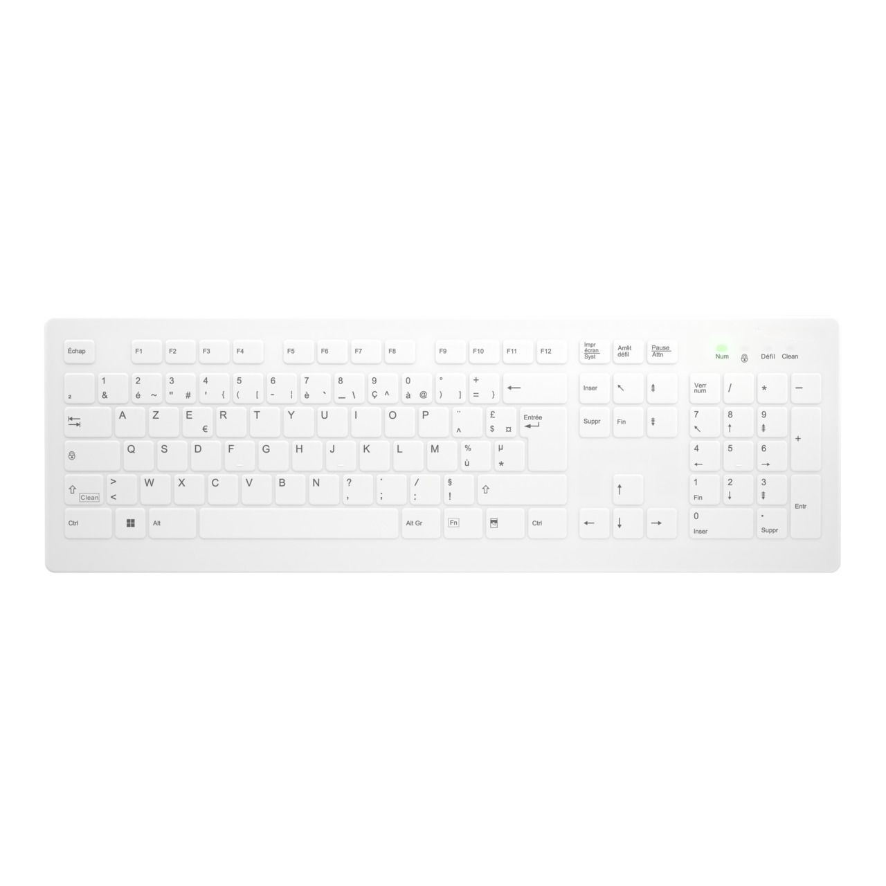 Contour Design Active Key AK-C8112 toetsenbord Medisch RF Draadloos AZERTY Frans Wit - Afbeelding 2