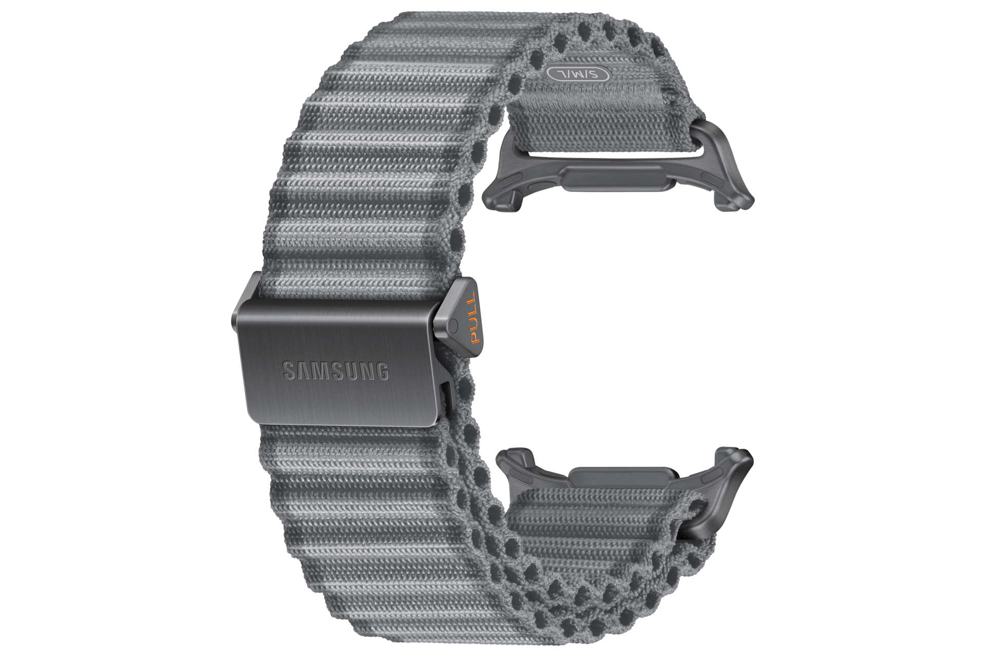 Samsung Trail Band (S/M/L) for Galaxy Watch Ultra2 Grijs Stof/Weefsel - Afbeelding 4