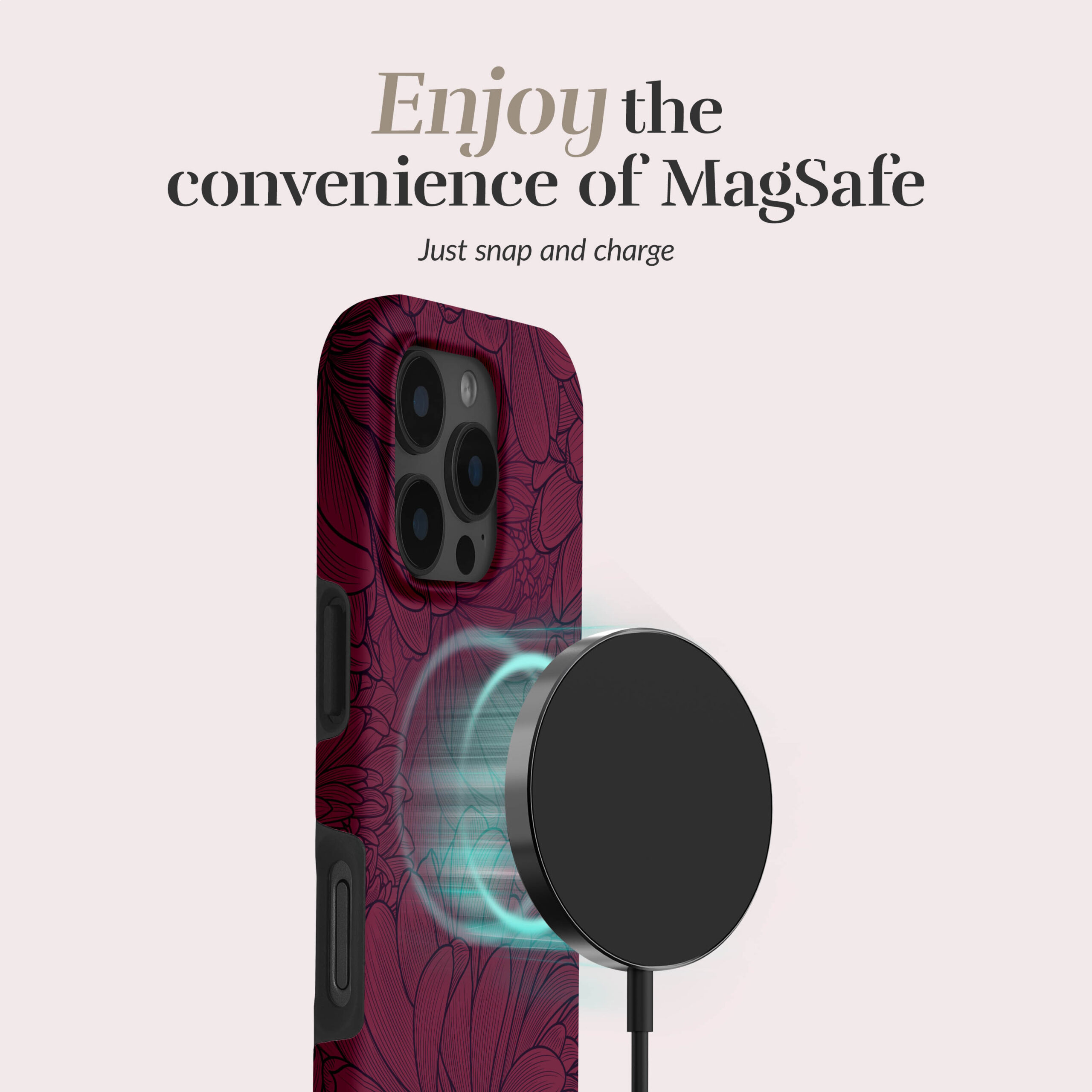 MIO Berry Blooms Magsafe Compatible for iPhone 13/14/15 - Afbeelding 2
