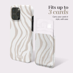 MIO Sandy Zebra Magsafe Compatible Card Holder - Afbeelding 5