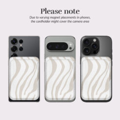 MIO Sandy Zebra Magsafe Compatible Card Holder - Afbeelding 6