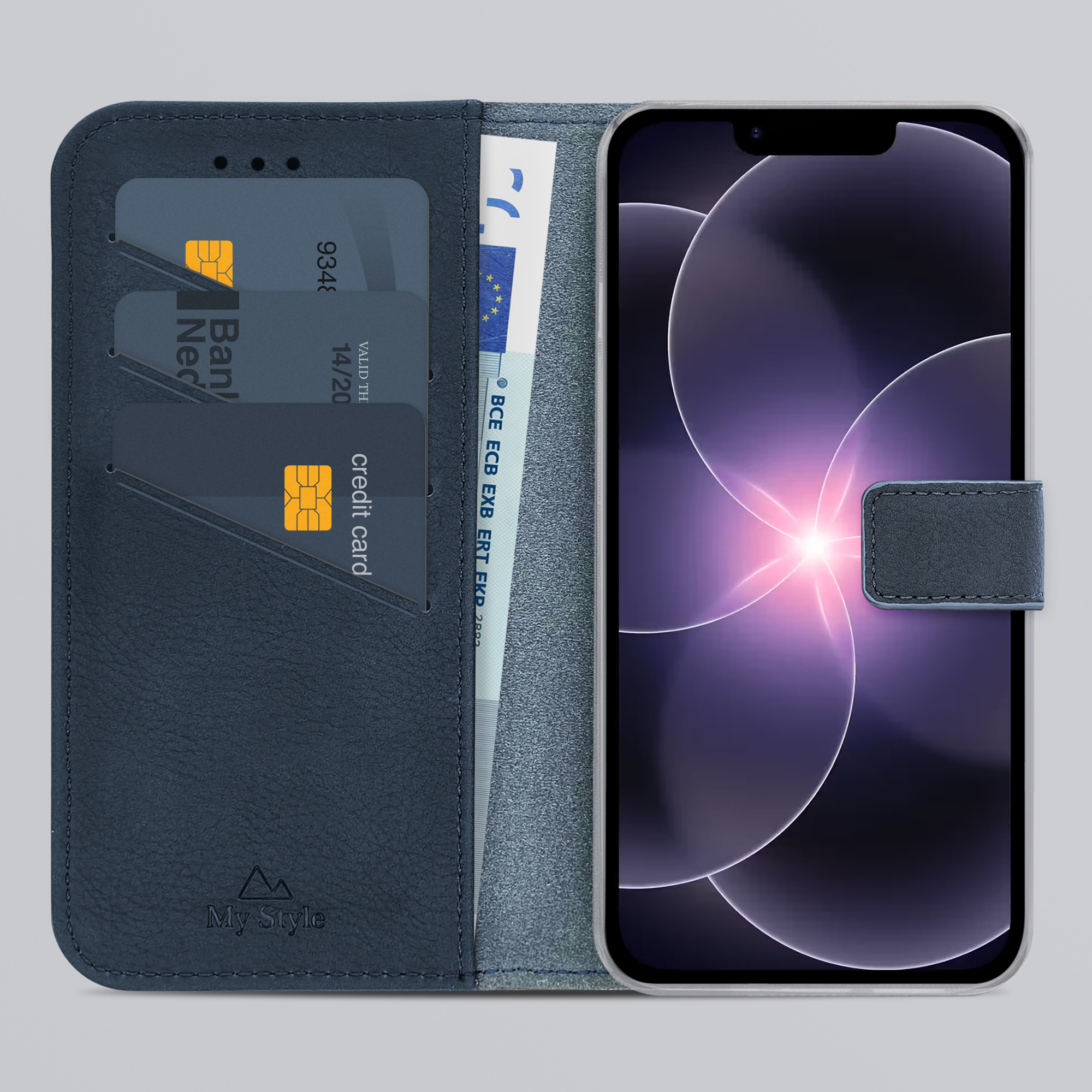 My Style Flex Wallet for Apple iPhone 16e/17e Royal Blue