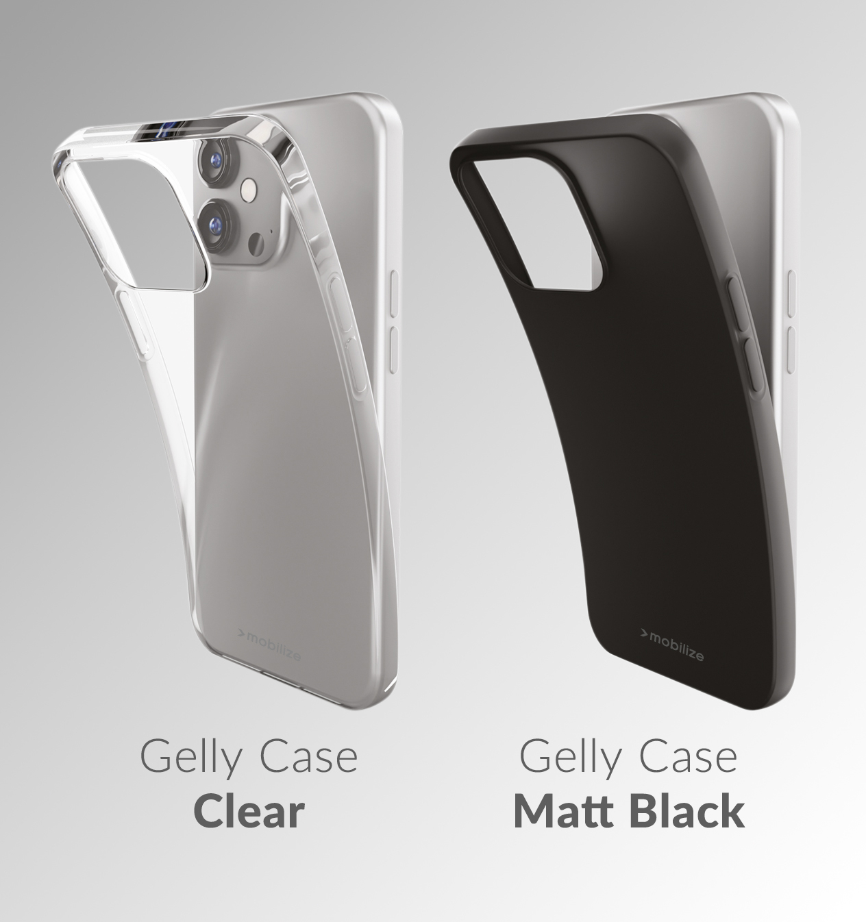 Mobilize Rubber Gelly Case Apple iPhone 17 Matt Black - Afbeelding 2