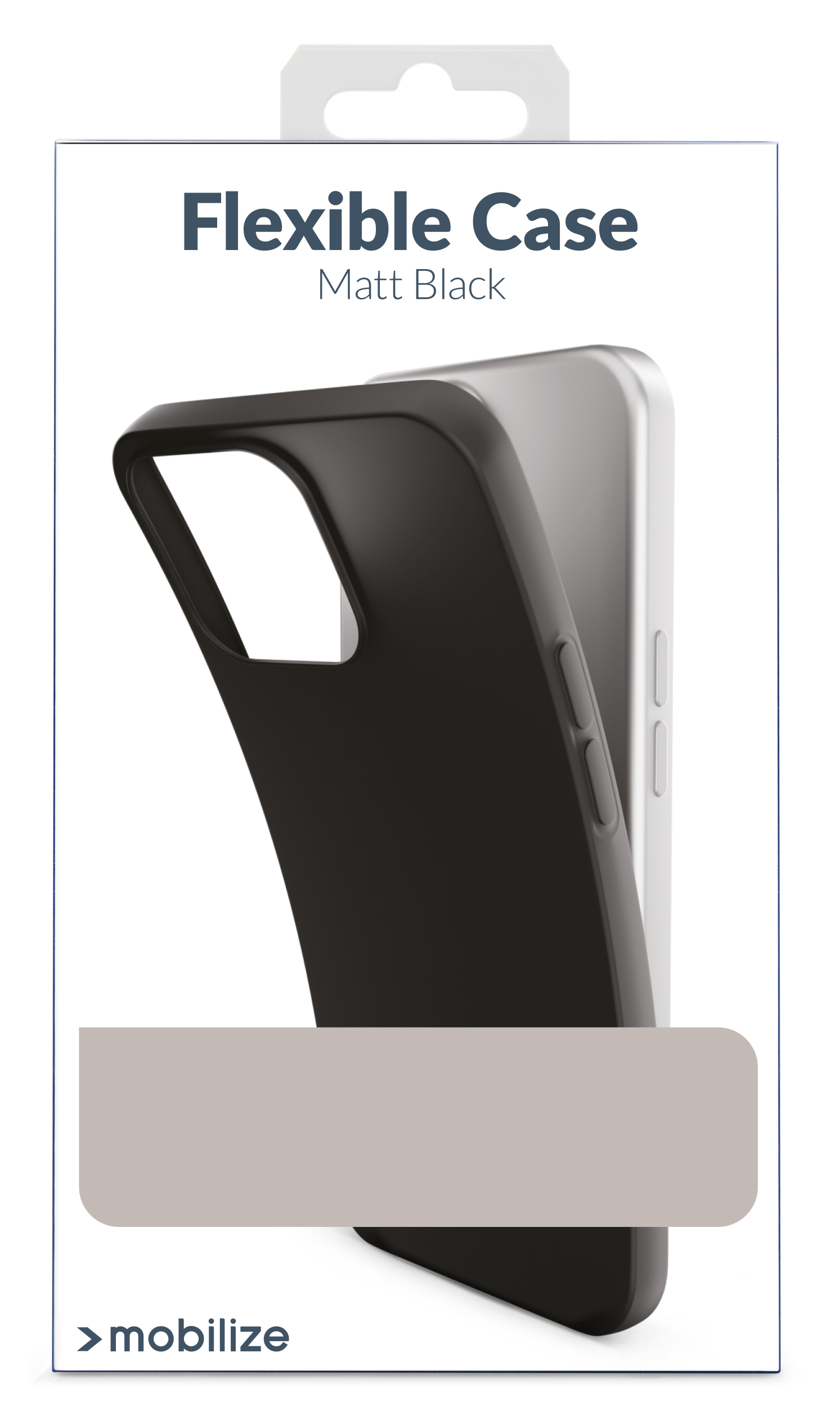 Mobilize Rubber Gelly Case Apple iPhone 17 Matt Black - Afbeelding 3