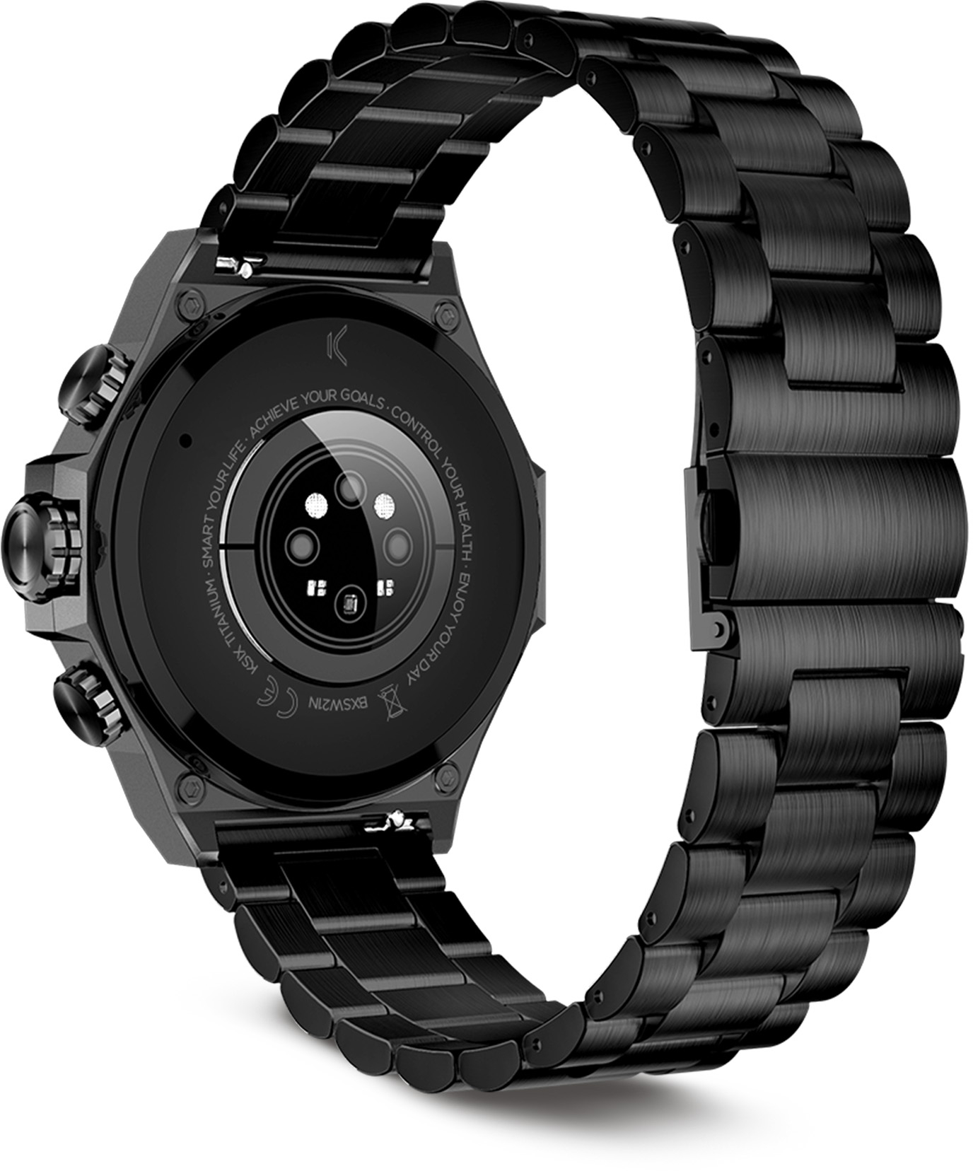 KSIX Smartwatch Titanium Black - Afbeelding 2