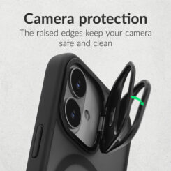 Mobilize MagSafe Compatible Hybrid Pro Case with Camera Stand Apple iPhone 16 Pro Max Black - Afbeelding 5