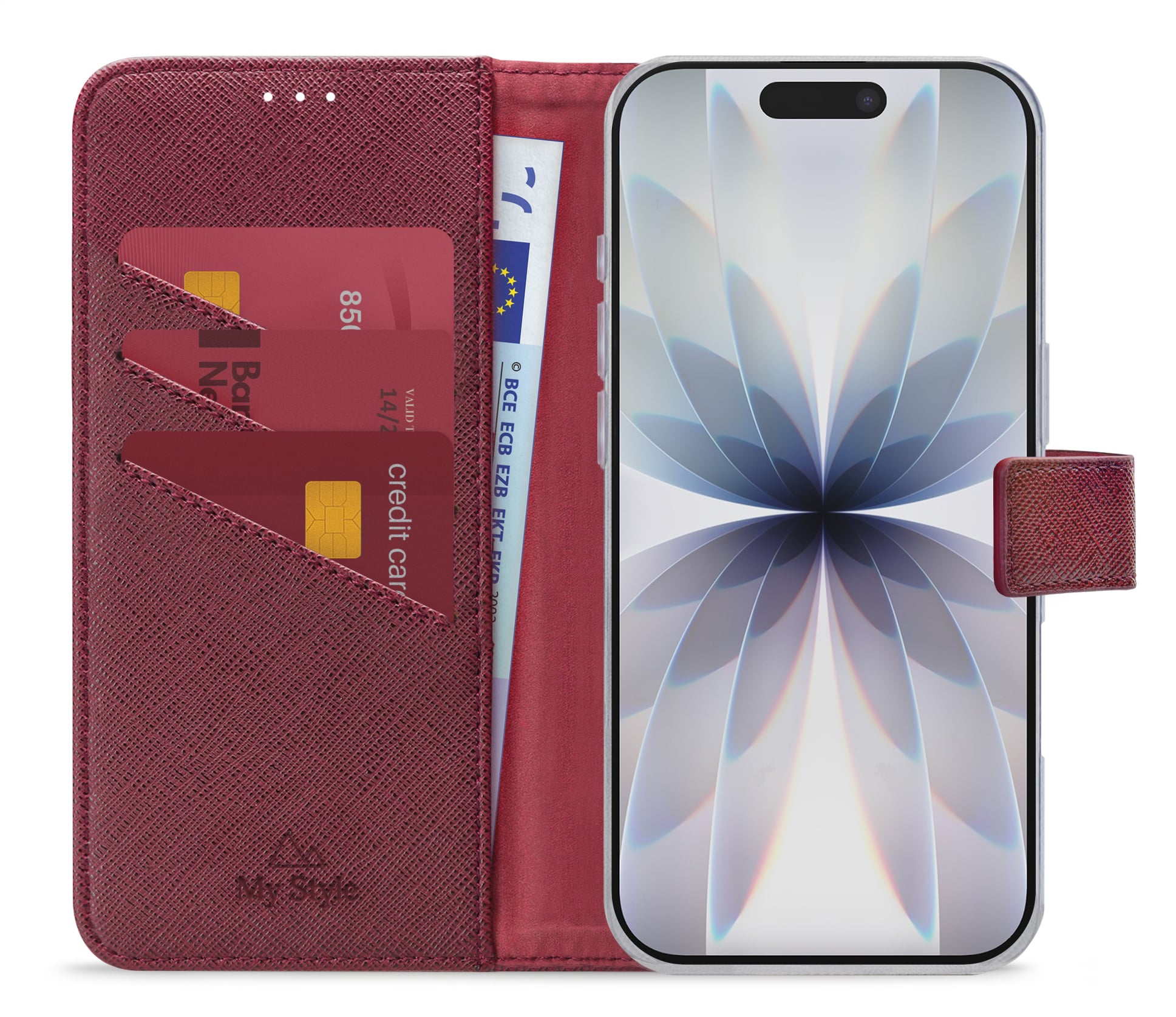 My Style Flex Wallet for Apple iPhone 17 Bordeaux