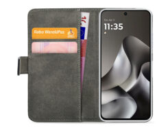 Mobilize Classic Gelly Wallet Book Case Motorola Moto G47 Black - Afbeelding 2