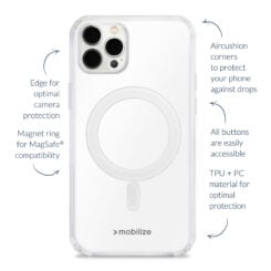 Mobilize MagSafe Compatible Naked Protection Case for Apple iPhone 17 Pro/18 Pro Clear - Afbeelding 2