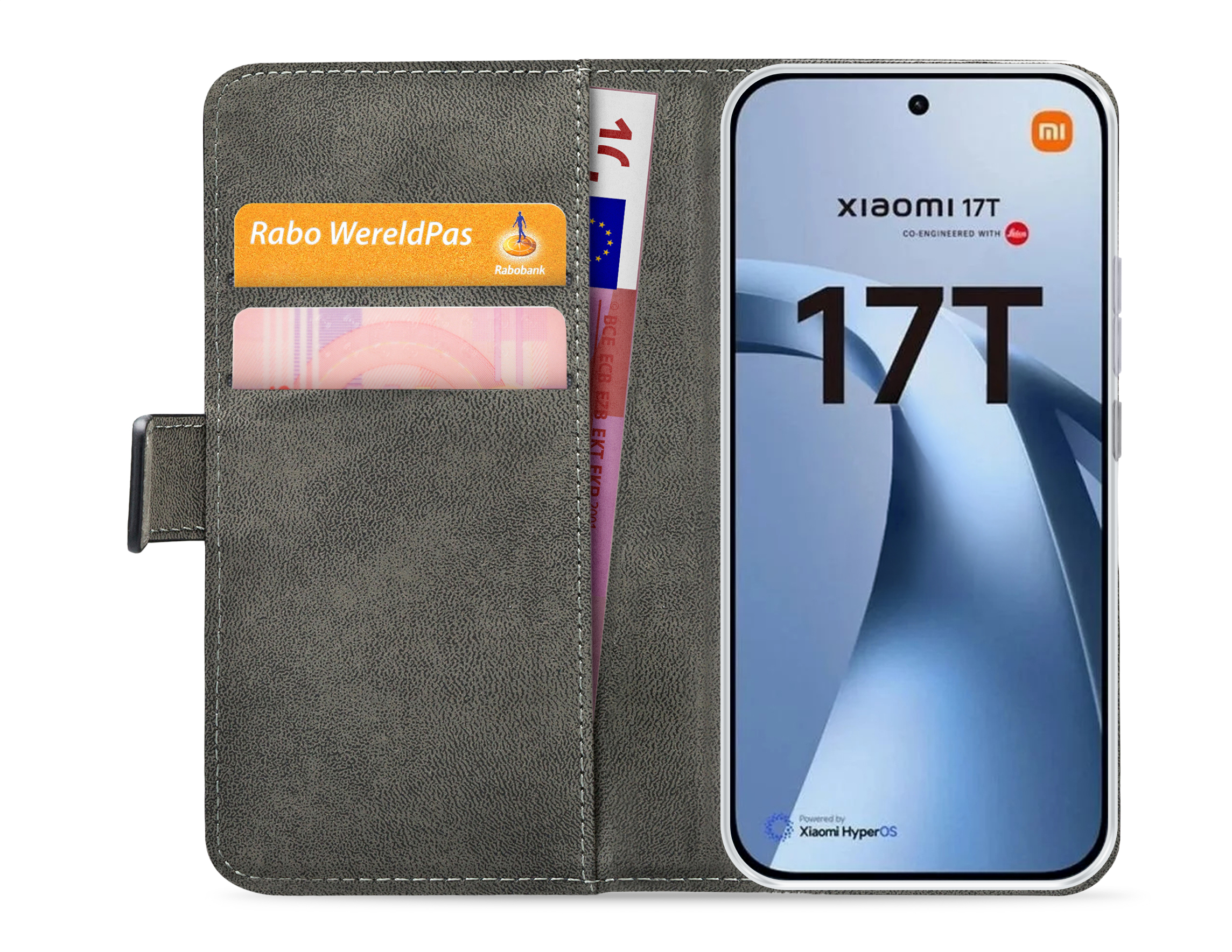 Mobilize Classic Gelly Wallet Book Case Xiaomi 17T Pro Black - Afbeelding 2
