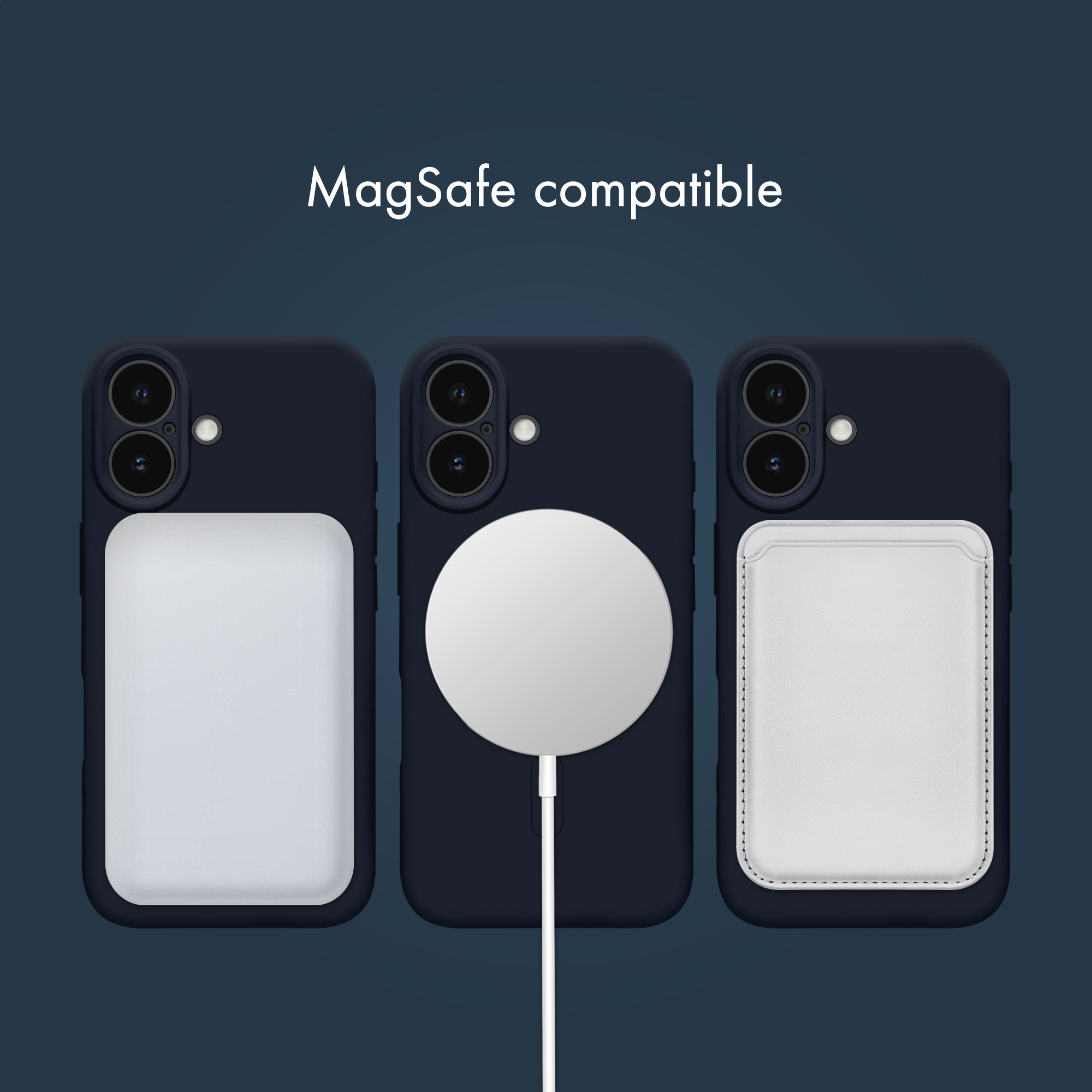 My Style Protective Flex Magsafe Compatible Case for Samsung Galaxy S25 FE 5G/S26 FE 5G Midnight Blue - Afbeelding 7