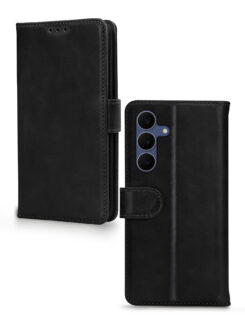 Mobilize Leather Wallet Samsung Galaxy S25 FE 5G/S26 FE 5G Black
