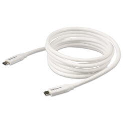StarTech.com 2m USB-C Laadkabel, Fast Charge & Sync Type C Kabel, 100W (5A) PD, USB 2.0, USB-IF Gecertificeerd - Witte USB Oplaadkabel - Afbeelding 5