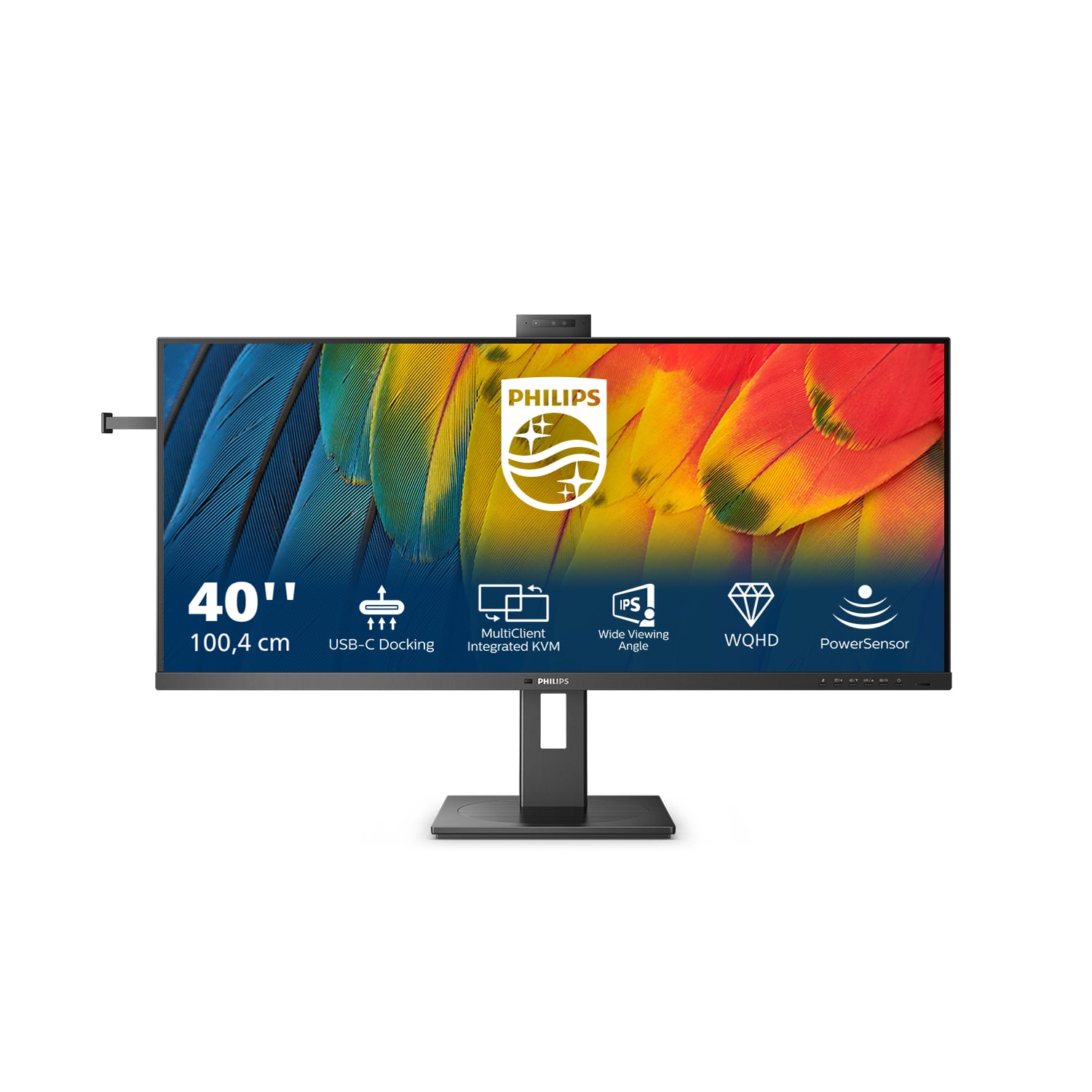 Philips 5000 series 40B1U5601H/00 computer monitor 101,6 cm (40") 3440 x 1440 Pixels Wide Quad HD LCD Zwart - Afbeelding 4