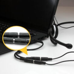 StarTech.com Headset Adapter voor Headsets met aparte Koptelefoon-/Microfoonstekkers - 3,5 mm 1x 4-polig naar 1x 3-polig en 1x 2-polig 3,5 mm - M/F - Afbeelding 6