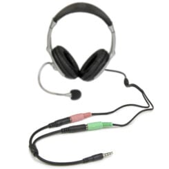 StarTech.com Headset Adapter voor Headsets met aparte Koptelefoon-/Microfoonstekkers - 3,5 mm 1x 4-polig naar 1x 3-polig en 1x 2-polig 3,5 mm - M/F - Afbeelding 5