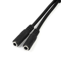 StarTech.com Headset Adapter voor Headsets met aparte Koptelefoon-/Microfoonstekkers - 3,5 mm 1x 4-polig naar 1x 3-polig en 1x 2-polig 3,5 mm - M/F
