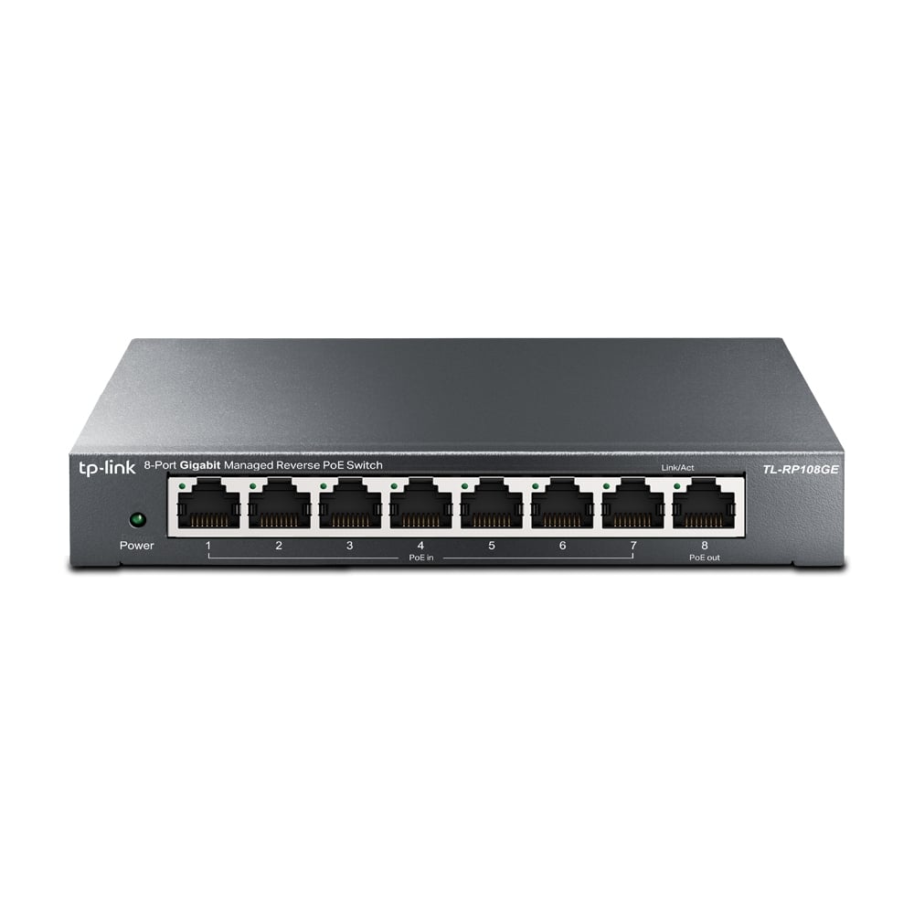 TP-Link Omada TL-RP108GE netwerk-switch Managed L2 Gigabit Ethernet (10/100/1000) Power over Ethernet (PoE) Zwart