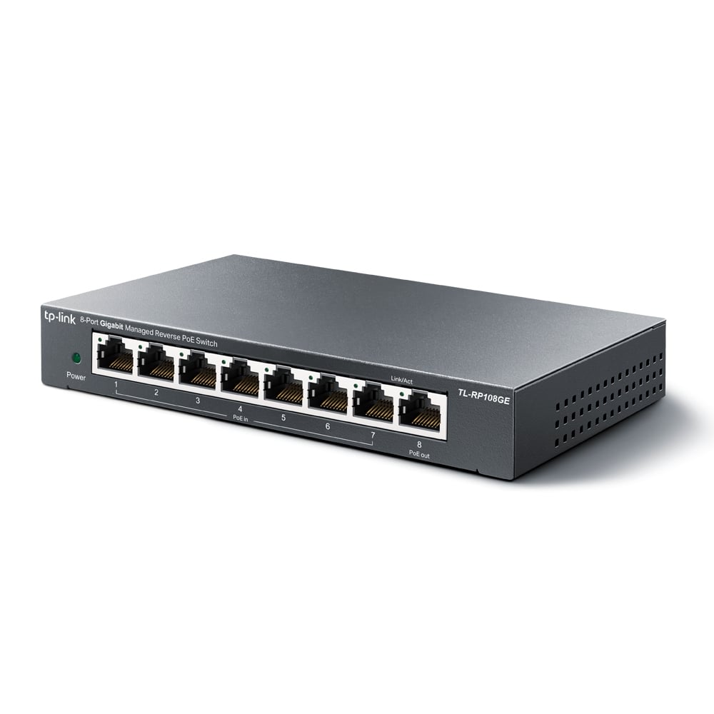 TP-Link Omada TL-RP108GE netwerk-switch Managed L2 Gigabit Ethernet (10/100/1000) Power over Ethernet (PoE) Zwart - Afbeelding 3