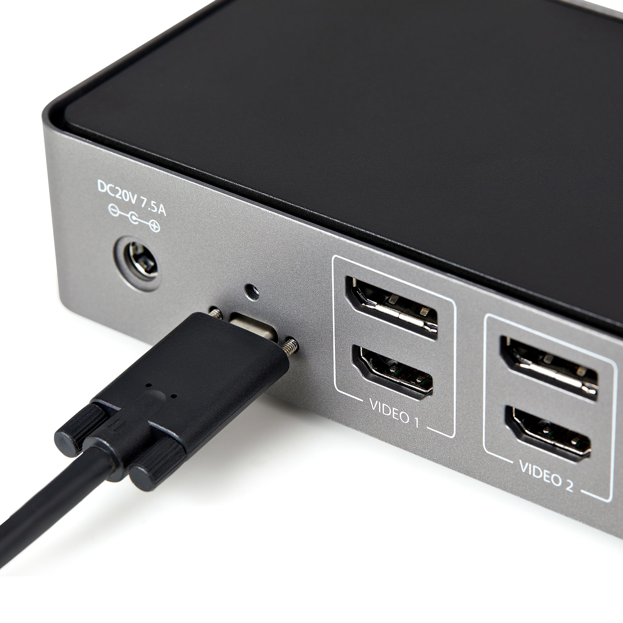 StarTech.com USB-C & USB-A Dock - Hybride Universeel Triple Monitor Laptop Docking Station DisplayPort & HDMI 4K 60Hz - 85W Power Delivery, 6x USB Hub, GbE, Audio - USB 3.1 Gen 2 10Gbps - Afbeelding 6