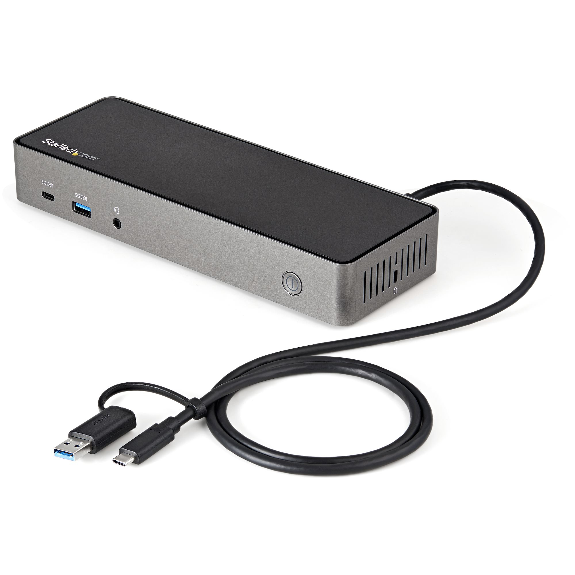 StarTech.com USB-C & USB-A Dock - Hybride Universeel Triple Monitor Laptop Docking Station DisplayPort & HDMI 4K 60Hz - 85W Power Delivery, 6x USB Hub, GbE, Audio - USB 3.1 Gen 2 10Gbps - Afbeelding 5
