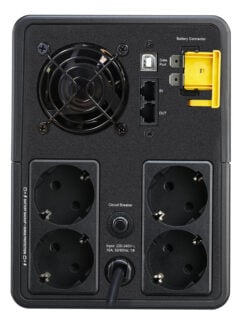 APC Back-UPS BX2200MI-GR Noodstroomvoeding - 2200VA, 4x stopcontact, USB - Afbeelding 3